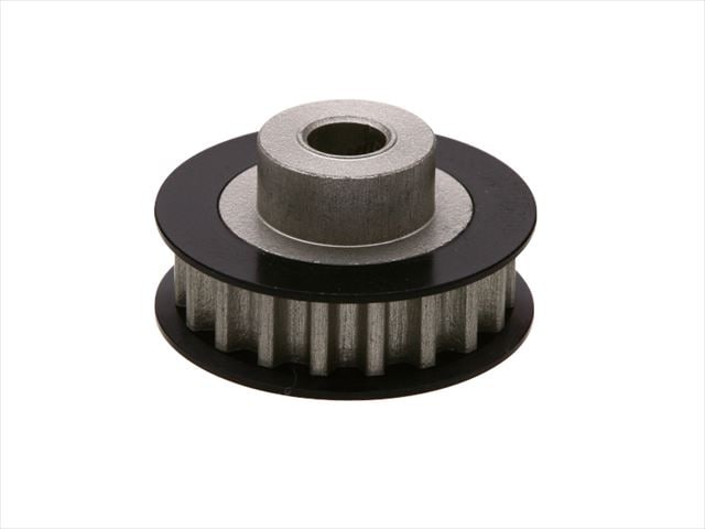 アルミセンタープーリー19T 汎用 ブラック Aluminum Center pulley 19T (general purpose) black