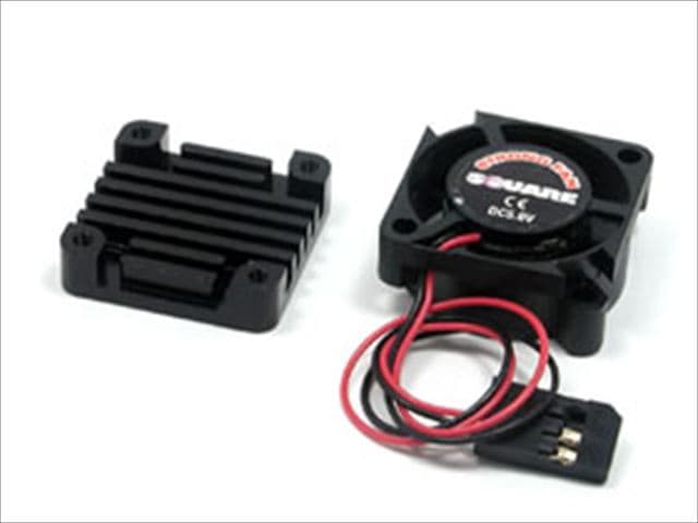 Heat Sink Set (for High-Power Fan 25&ESC)(Black)
