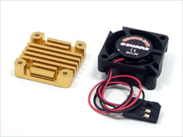 Heat Sink Set (for High-Power Fan 25&ESC)(Gold)