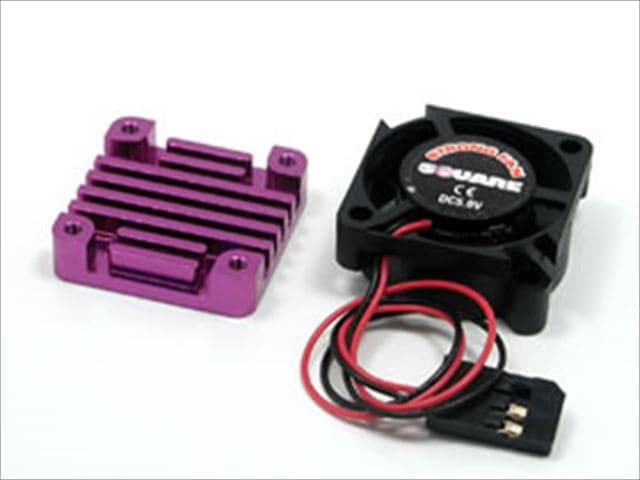 Heat Sink Set (for High-Power Fan 25&ESC)(Purple)