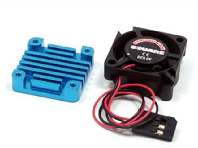Heat Sink Set (for High-Power Fan 25&ESC)(Tamiya Blue)