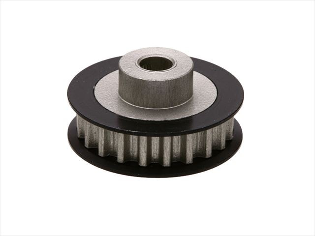 アルミセンタープーリー22T 汎用 ブラック Aluminum Center pulley 22T (general purpose) black
