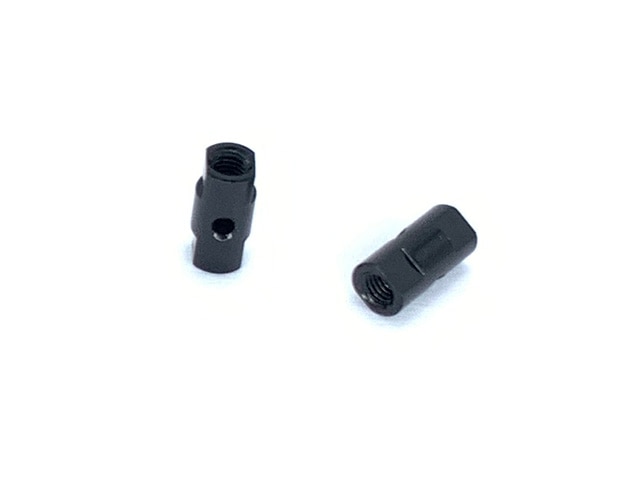 アルミポストセット10.5L(ブラック) 2個入り Aluminum post 10.5L (black) 2 pcs.