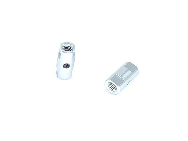 アルミポストセット10.5L(シルバー) 2個入り Aluminum post 10.5L (silver) 2 pcs.