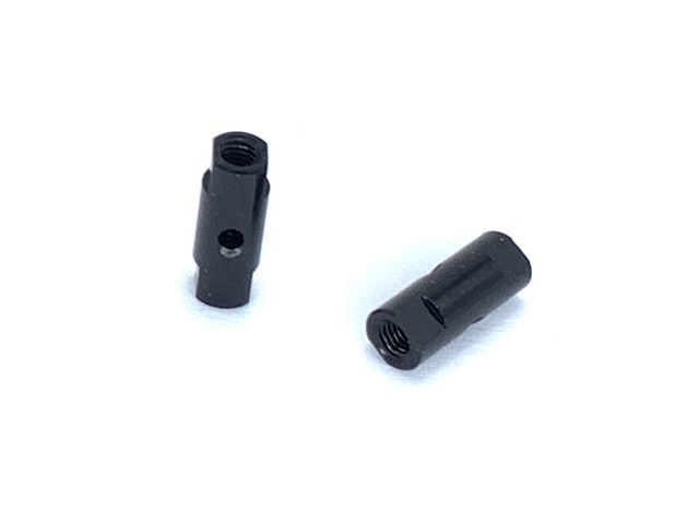 Aluminum Post Set 13.5L(Black)0.5t With Collar 2 pcs.