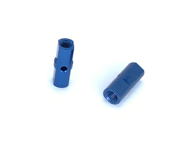 Aluminum Post Set 13.5L(Dark Blue)0.5t With Collar 2 pcs.
