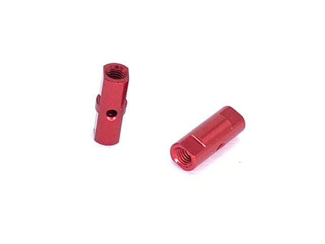 Aluminum Post Set 13.5L(Red)0.5t With Collar 2 pcs.