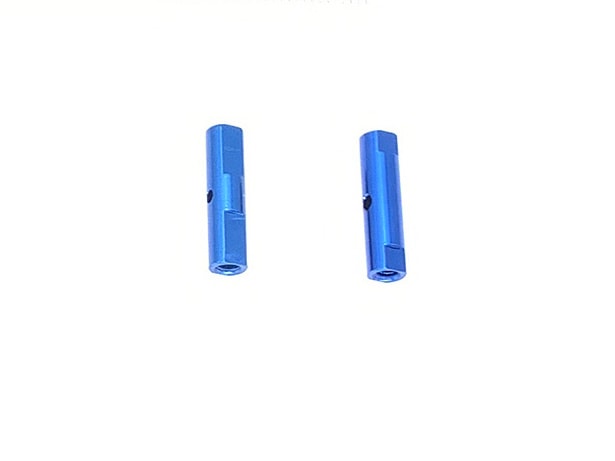 Aluminum Post Set 19L(Dark Blue)0.5t With Collar 2 pcs.