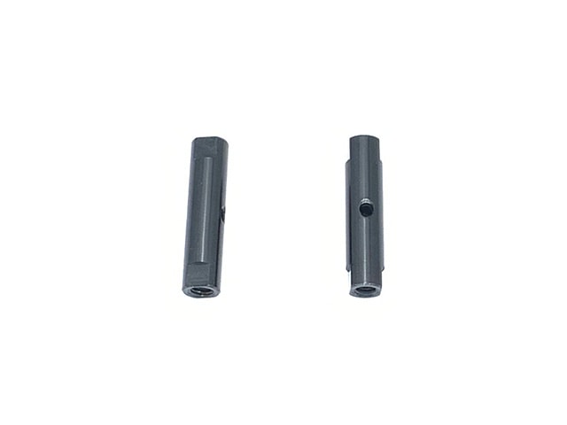 Aluminum Post Set 21L(Black)0.5t With Collar 2 pcs.