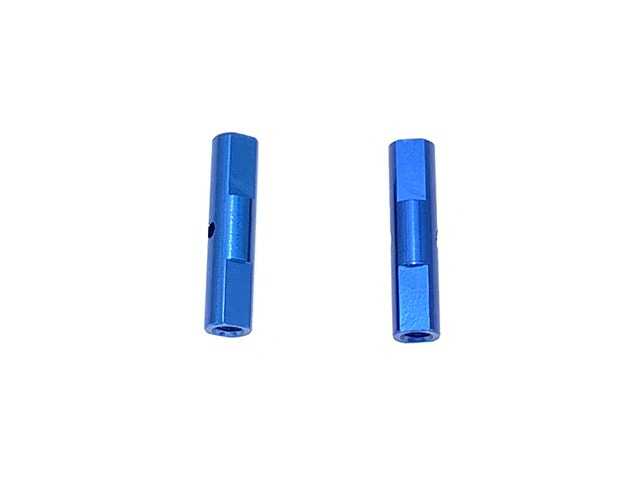 アルミポストセット21L(濃ブルー) 2個入り Aluminum post 21L (Dark Blue) 2 pcs.