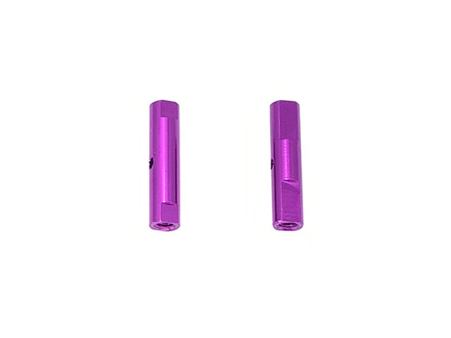 Aluminum Post Set 21L(Purple)0.5t With Collar 2 pcs.