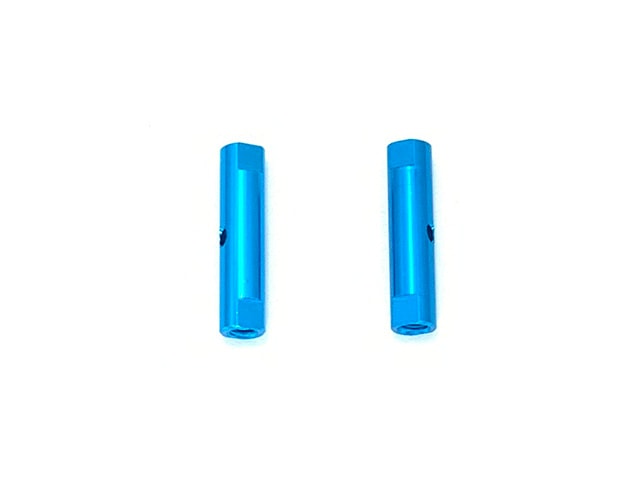 Aluminum Post Set 21L(Light Blue)0.5t With Collar 2 pcs.