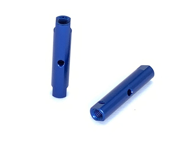 Aluminum Post Set 25L(Dark Blue)0.5t With Collar 2 pcs.