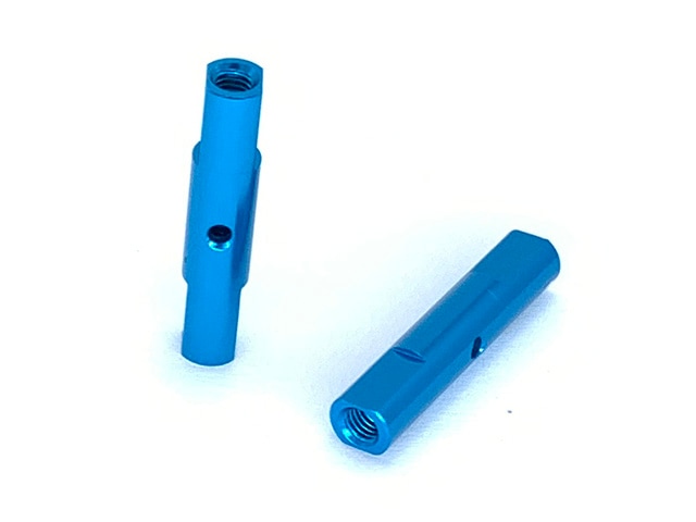 アルミポストセット25L(ライトブルー) 2個入り Aluminum post 25L (Light blue) 2 pcs.