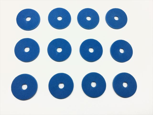 ボディ保護パッド 12個入り ブルー Body protection pad 12pcs. blue
