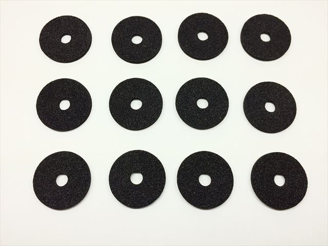 ボディ保護パッド 12個入り ブラック Body protection pad 12pcs. black