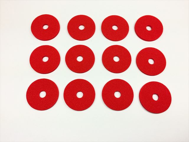 Body Protection Pad 12 pcs. Red