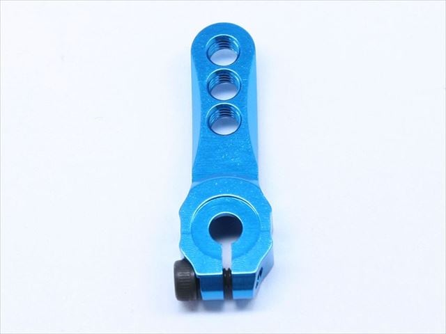 Heavy-Duty Servo Arm A-23 (for KO, Sanwa) Tamiya Blue