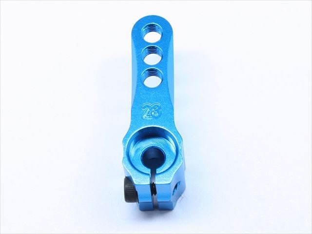 Heavy-Duty Servo Arm B-23 (for KO, Sanwa) Tamiya Blue