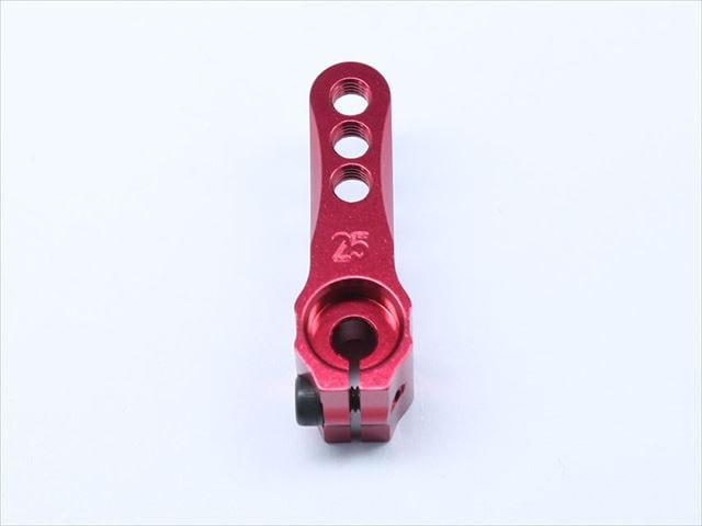 Heavy-Duty Servo Arm B-25 (for Futaba) Red