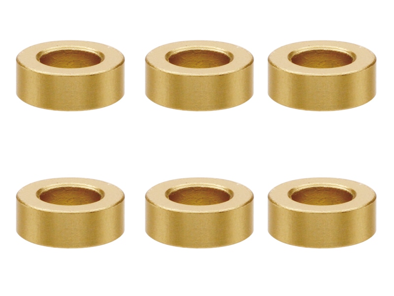 M3 Aluminum Collar φ5.5×3×2.0t (Gold)6 pcs. Aluminum M3 Collar 2.0t (gold)6 pcs.