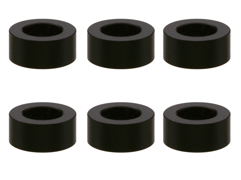 M3 Aluminum Collar φ5.5×3×2.5t (Black)6 pcs. Aluminum M3 washer 2.5t (black)