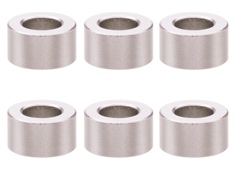 M3 Aluminum Collar φ5.5×3×3.0t (Silver)6 pcs. Aluminum M3 washer