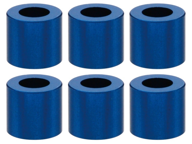 M3 Aluminum Collar φ5.5×3×5.0t (Dark Blue)6 pcs. Aluminum M3 Collar 5.0t (YOKOMO Blue)6 pcs.