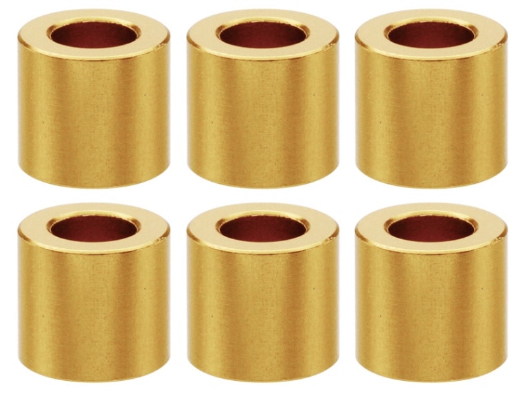 M3 Aluminum Collar φ5.5×3×5.0t (Gold)6 pcs. Aluminum M3 Collar 5.0t (gold)6 pcs.