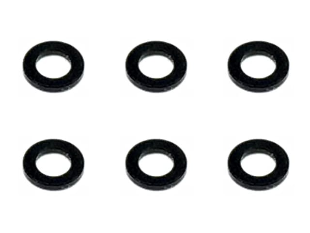 M3 Aluminum Collar φ5.5×3×0.75t (Black)6 pcs. Aluminum M3 Collar 0.75t (black)6 pcs.