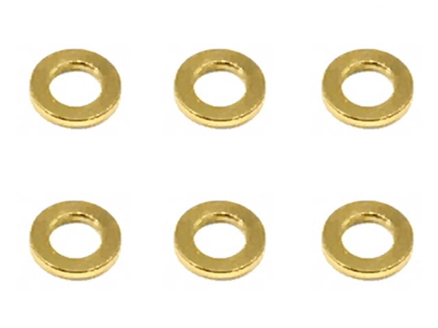 M3 Aluminum Collar φ5.5×3×0.75t (Gold)6 pcs. Aluminum M3 Collar 0.75t (gold)6 pcs.