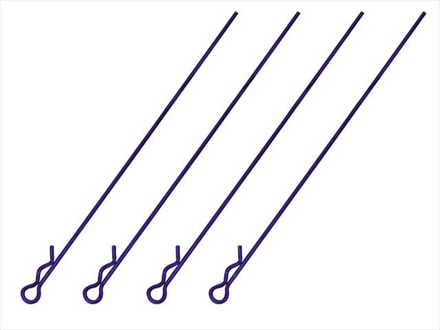 Long Body Clip L95mm 4 pcs. Purple