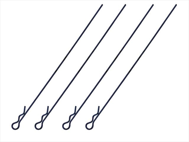 ボディフックピンロングL110mm 頭小 4本入り 濃ブルー Body Hook Pin Long L110 mm (small head) 4 pcs. Dark Blue
