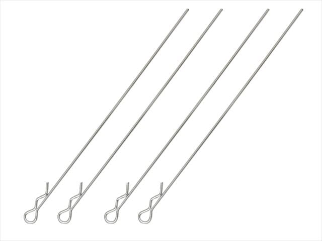 ボディフックピンロングL110mm 頭小 4本入り シルバー Body Hook Pin Long L110 mm (small head) 4 pcs. silver