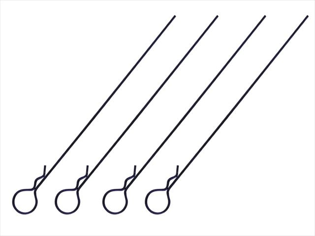 Long Body Clip L110mm(Large Head)4 pcs. Dark Blue