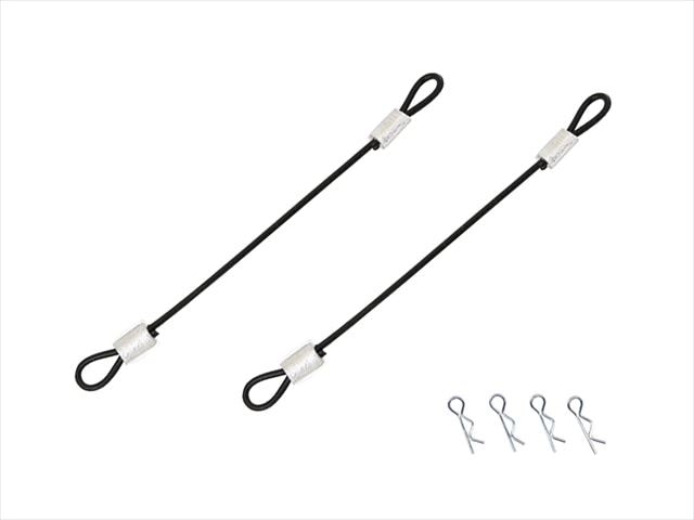 Wire Included Body Clip 60 mm Black 2 pcs.