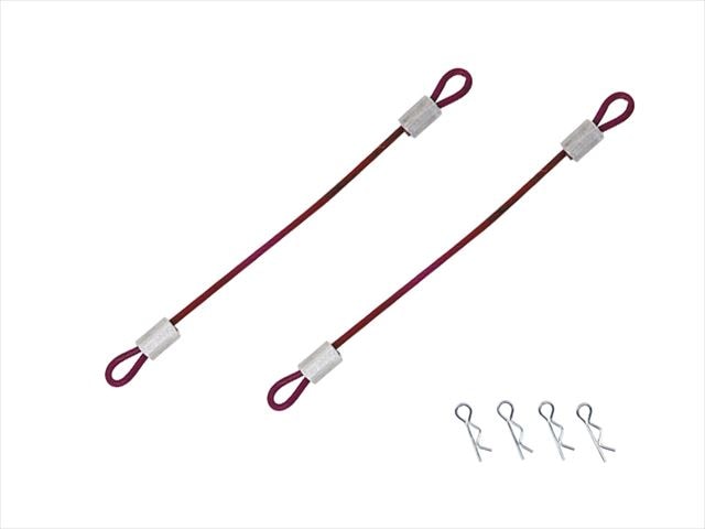 Wire Included Body Clip 60 mm Purple 2 pcs.