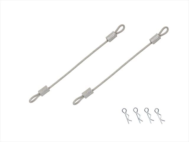 Wire Included Body Clip 60 mm Silver 2 pcs.