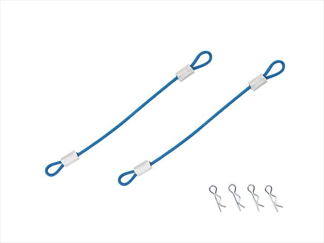 Wire Included Body Clip 60 mm Tamiya Blue 2 pcs.