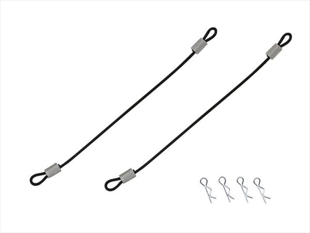 ワイヤー付ボディピン ワイヤー長80ミリ ブラック Body pin with wire (wire length 80 mm) black