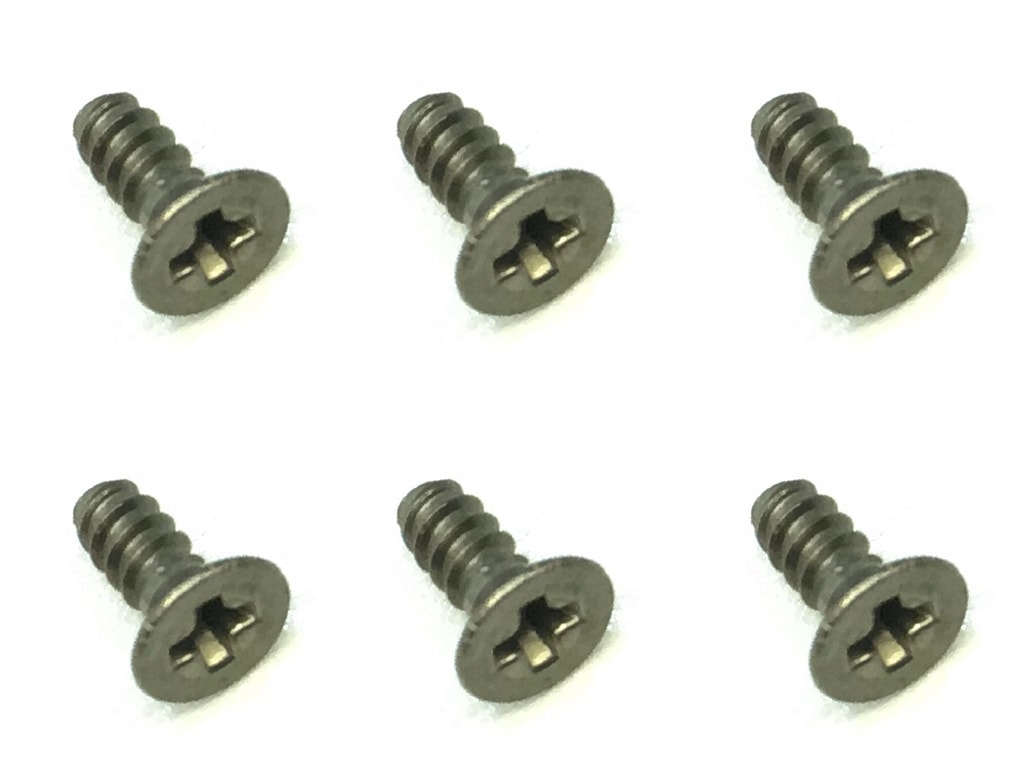 2×5チタン皿タッピングビス 6本入 2×5 Titanium Topping Flat Head screw (6 pcs.)