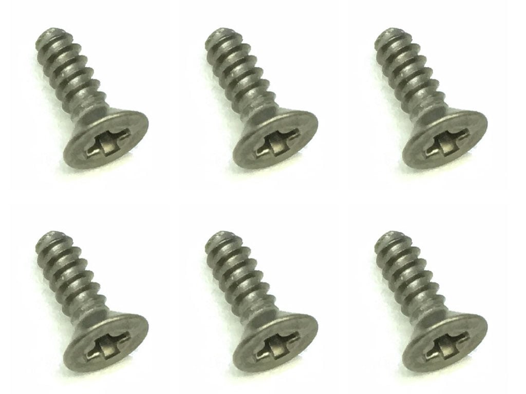 2×6チタン皿タッピングビス 6本入 2×6 Titanium Topping Flat Head screw (6 pcs.)