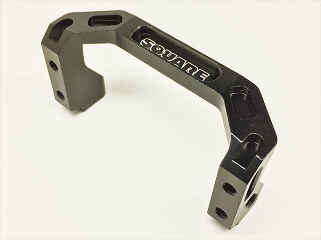 One-Piece Aluminum Servo Mount (Black) (for Tamiya GF-01)