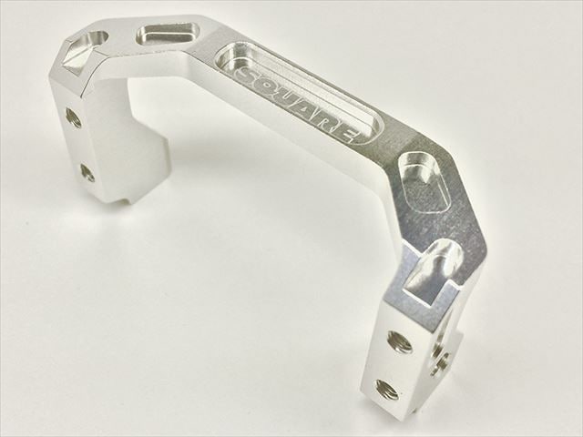 One-Piece Aluminum Servo Mount (Silver) (for Tamiya GF-01)