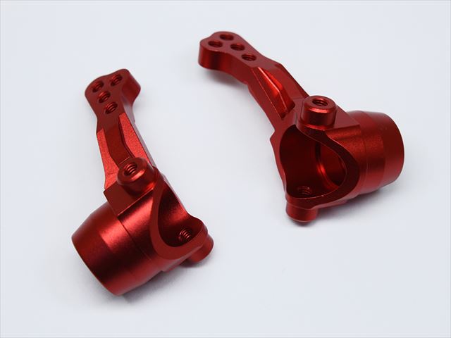 Aluminum Steering Knuckle (for Tamiya MF-01X) Red