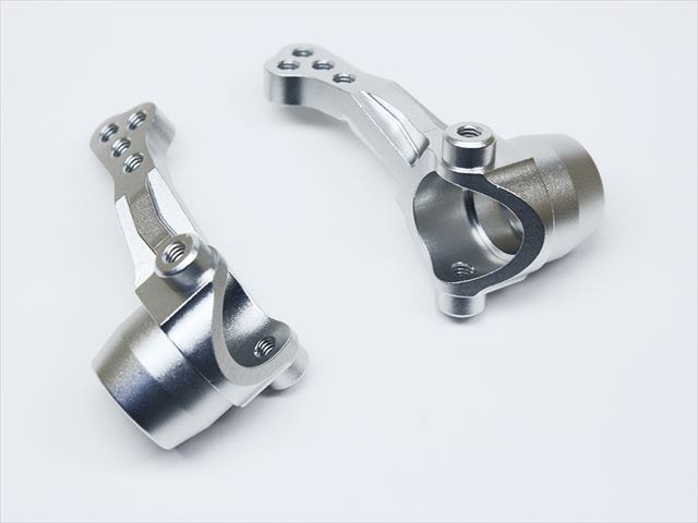 Aluminum Steering Knuckle (for Tamiya MF-01X) Silver