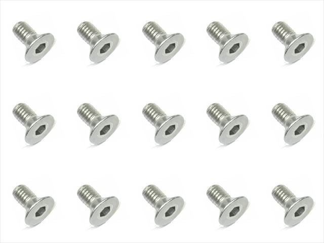 3×6 ステンレスヘックス皿ビス 15本入 3×6 Stainless steel hex Flat Head Screw (15 pcs.)