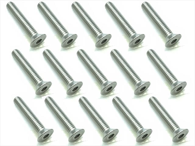 3×16 ステンレスヘックス皿ビス 15本入 3×16 Stainless steel hex Flat Head Screw (15 pcs.)