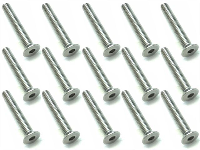 3×20 ステンレスヘックス皿ビス 15本入 3×20 Stainless steel hex Flat Head Screw (15 pcs.)