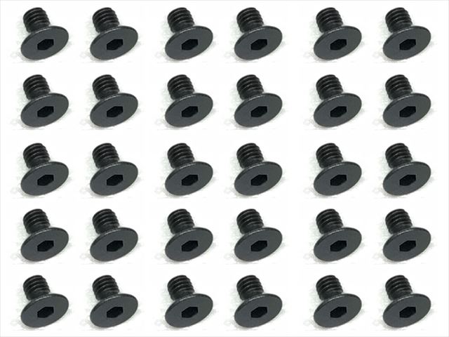 3X5 Steel Hex Socket Heavy-Duty Countersunk Screw (30 pcs.)